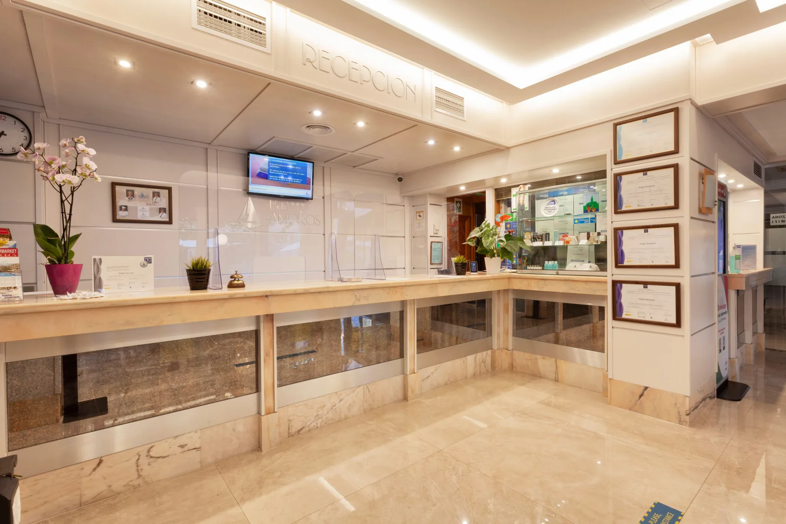 Reception at Hotel Amoros