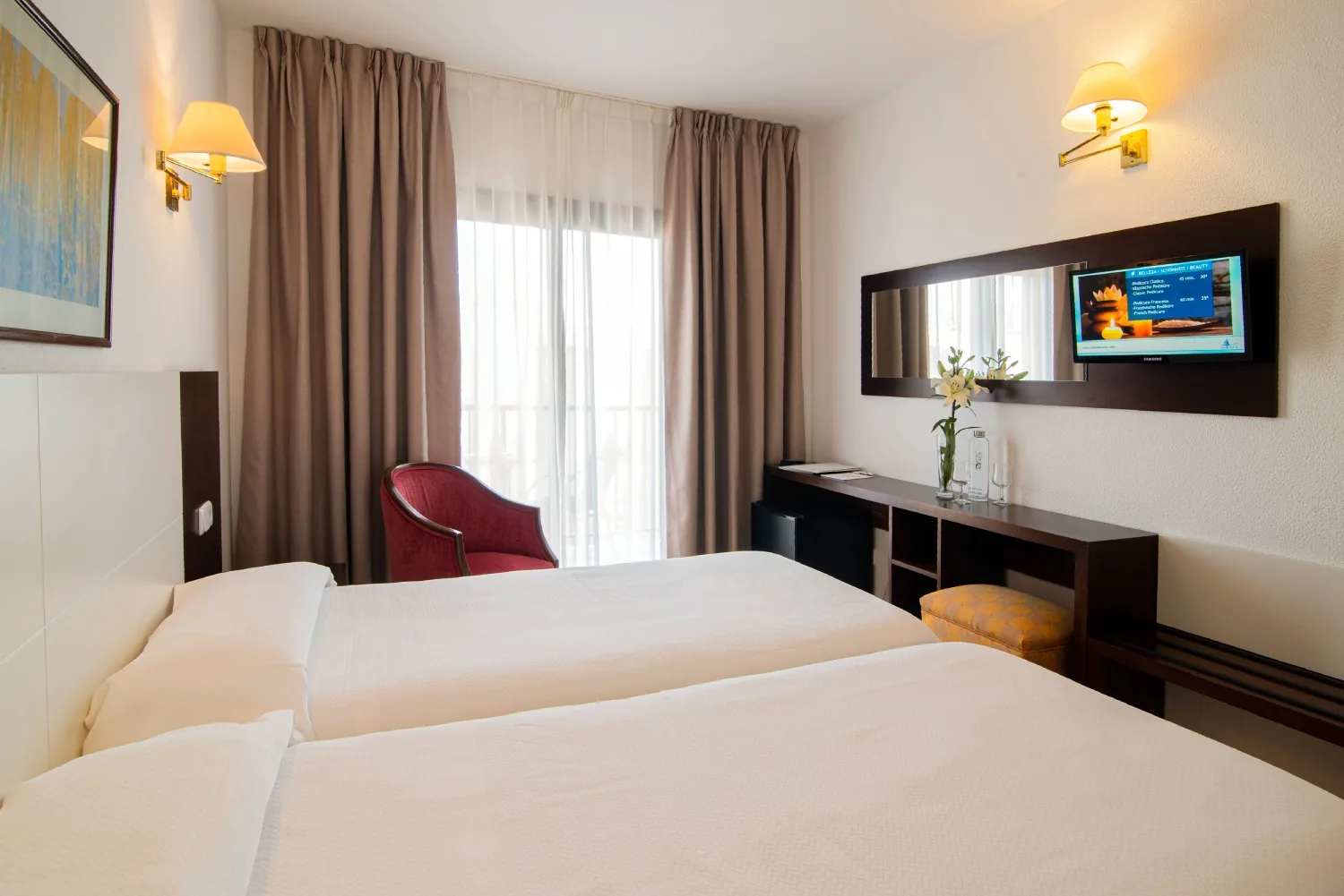 Hotel Amoros double room with pool view